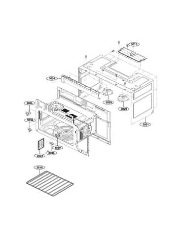 Oven cavity parts
