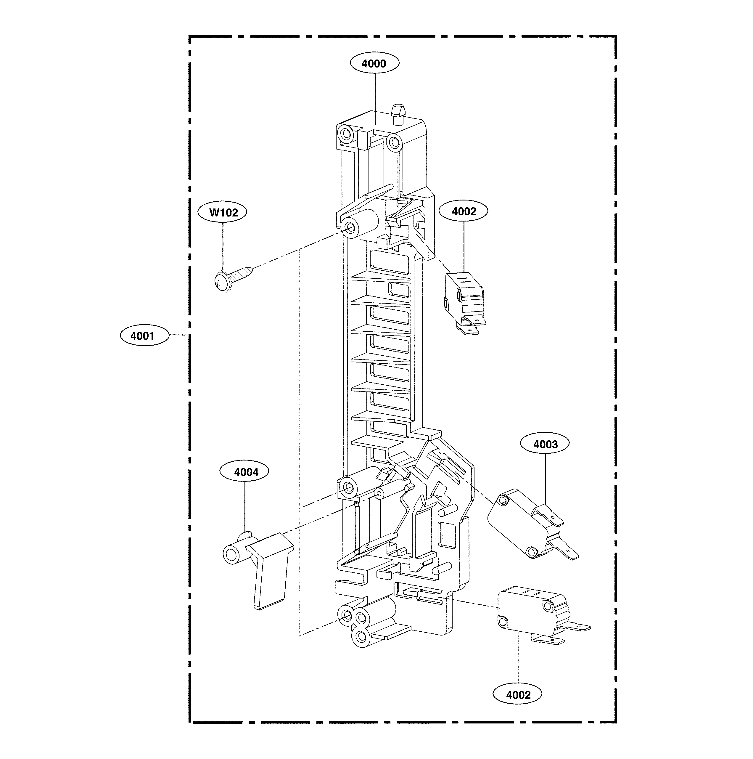 Latchboard parts