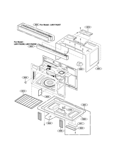 Oven cavity parts