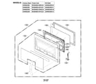 LG LMVM2033SB/00 door parts diagram
