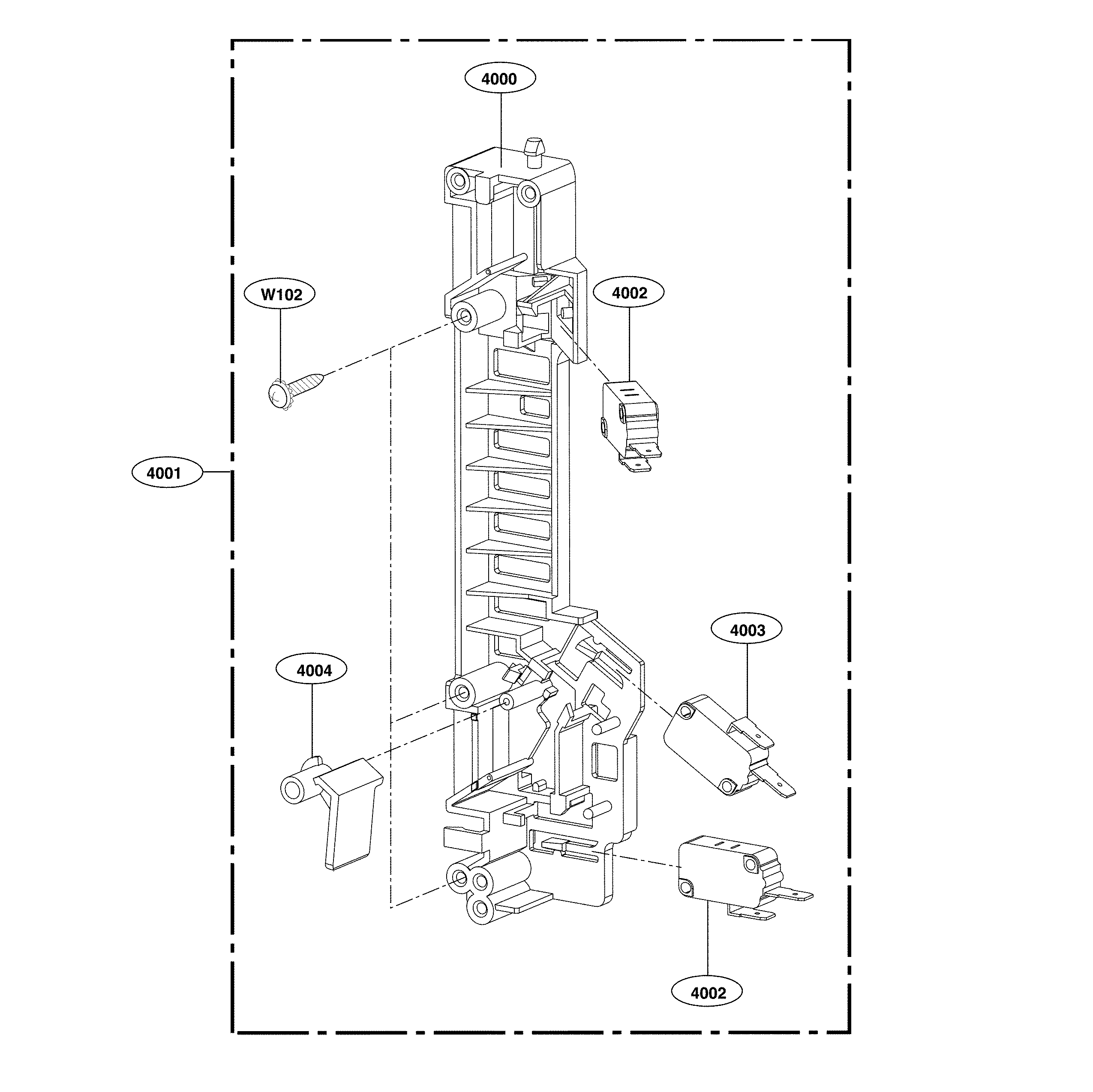 Latchboard parts