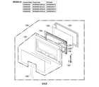 LG LMVM2033ST/00 door parts diagram