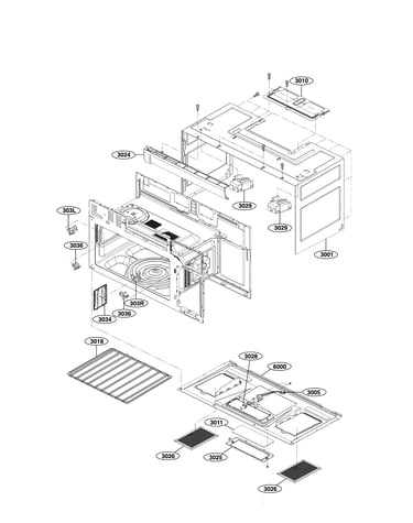 Oven cavity parts