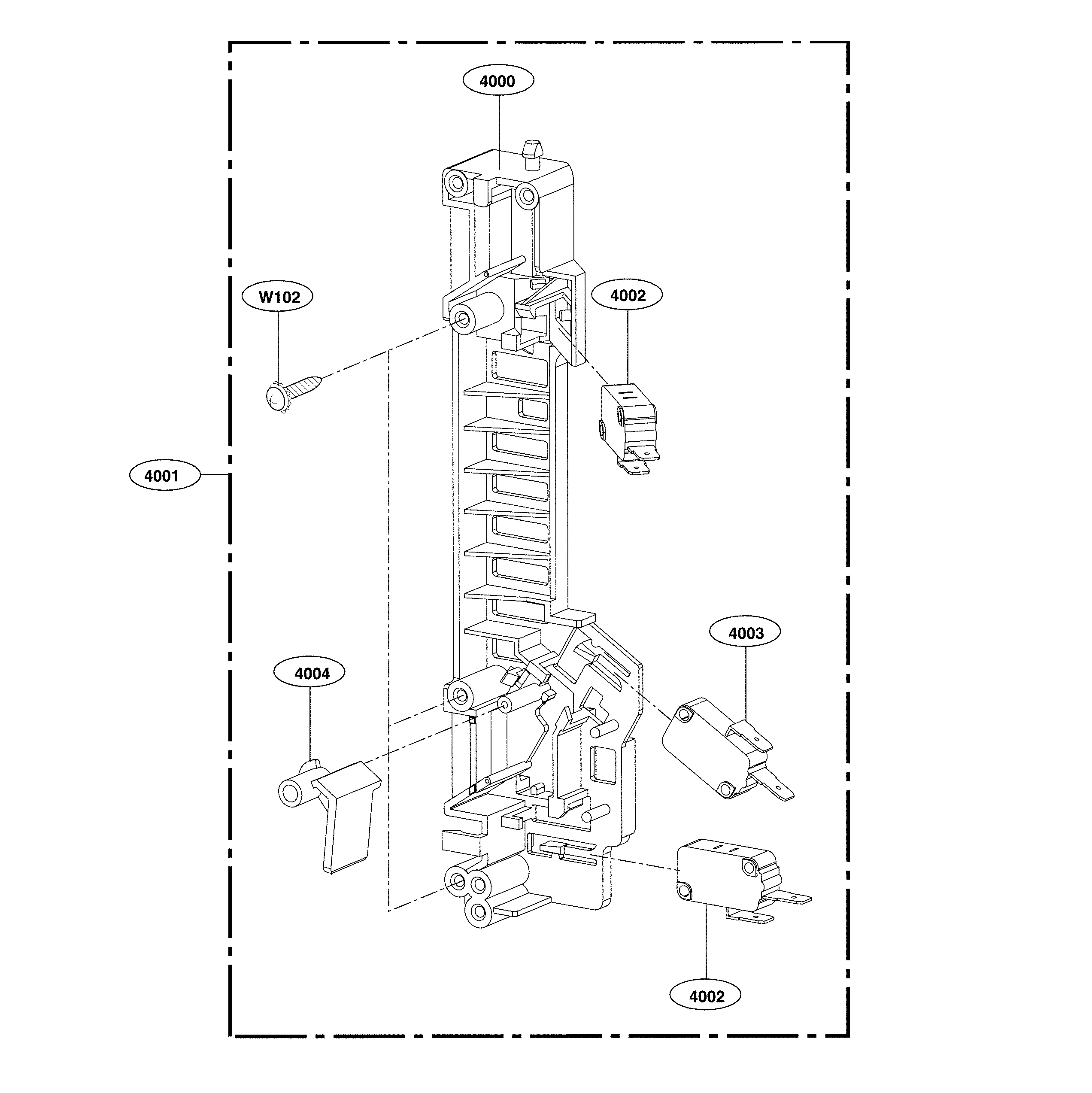 Latchboard parts