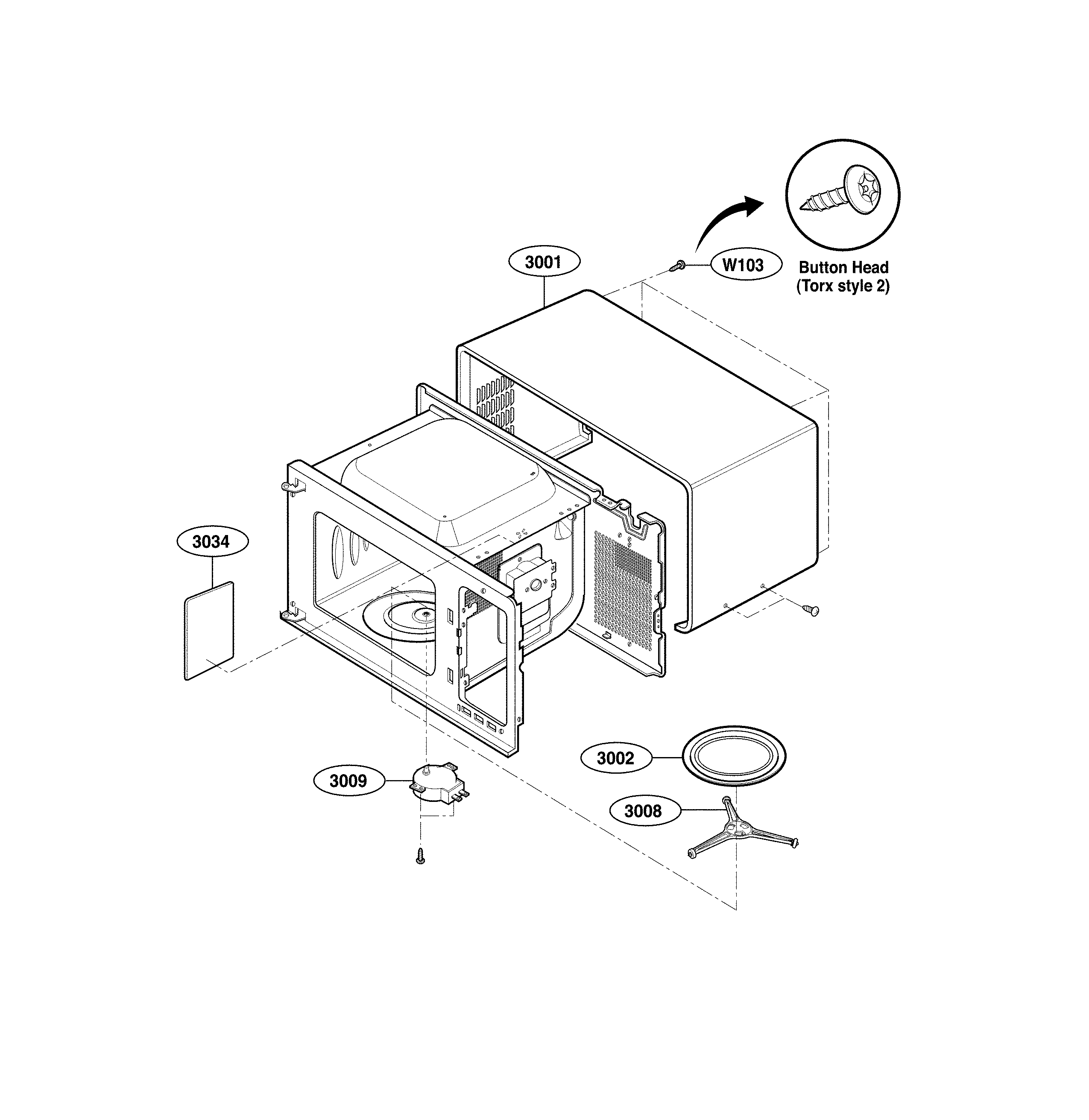 Oven cavity parts