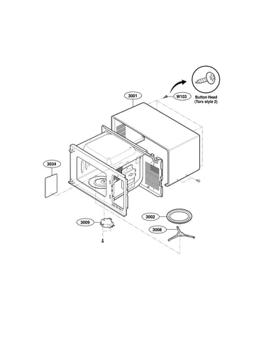 Oven cavity parts