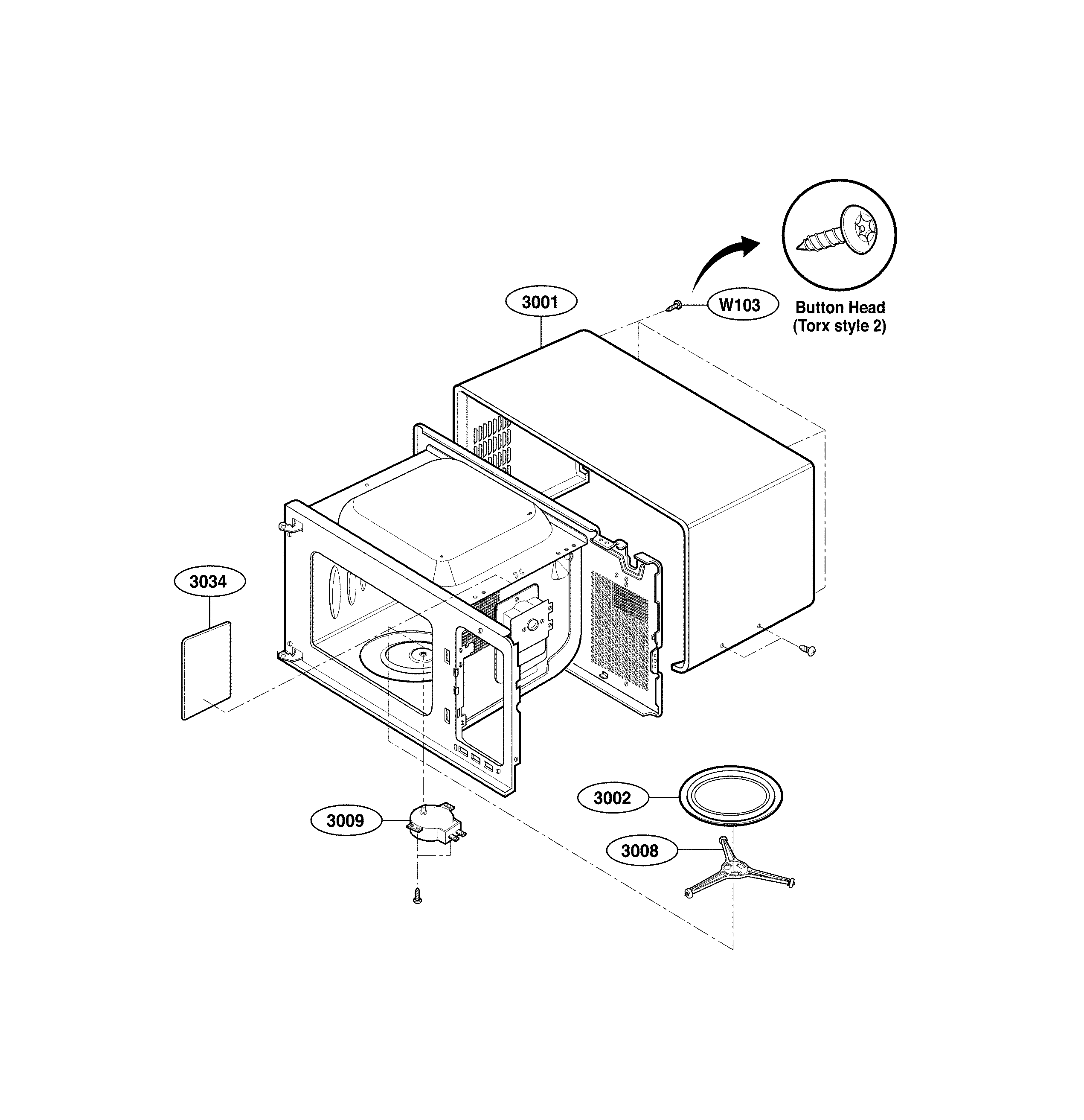 OVEN CAVITY PARTS