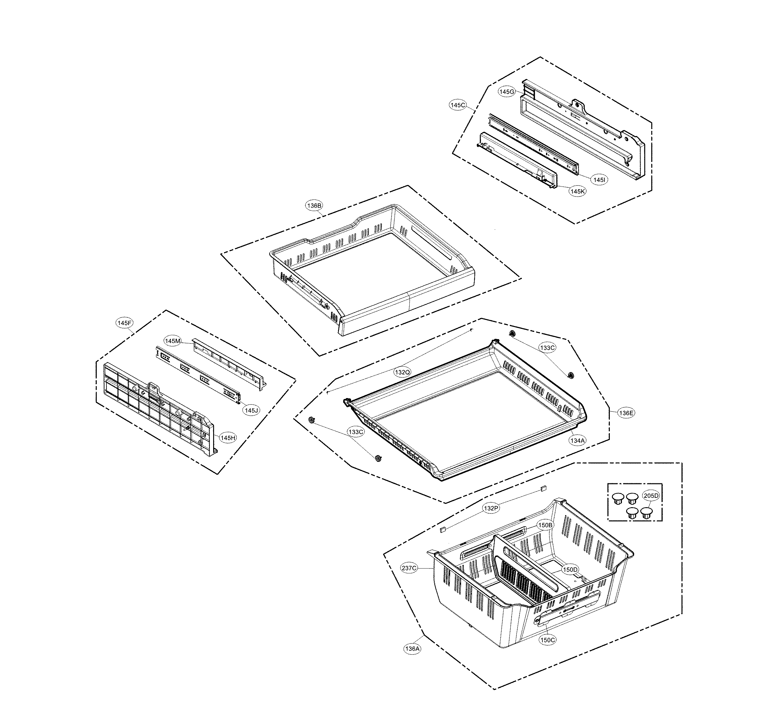 Freezer parts
