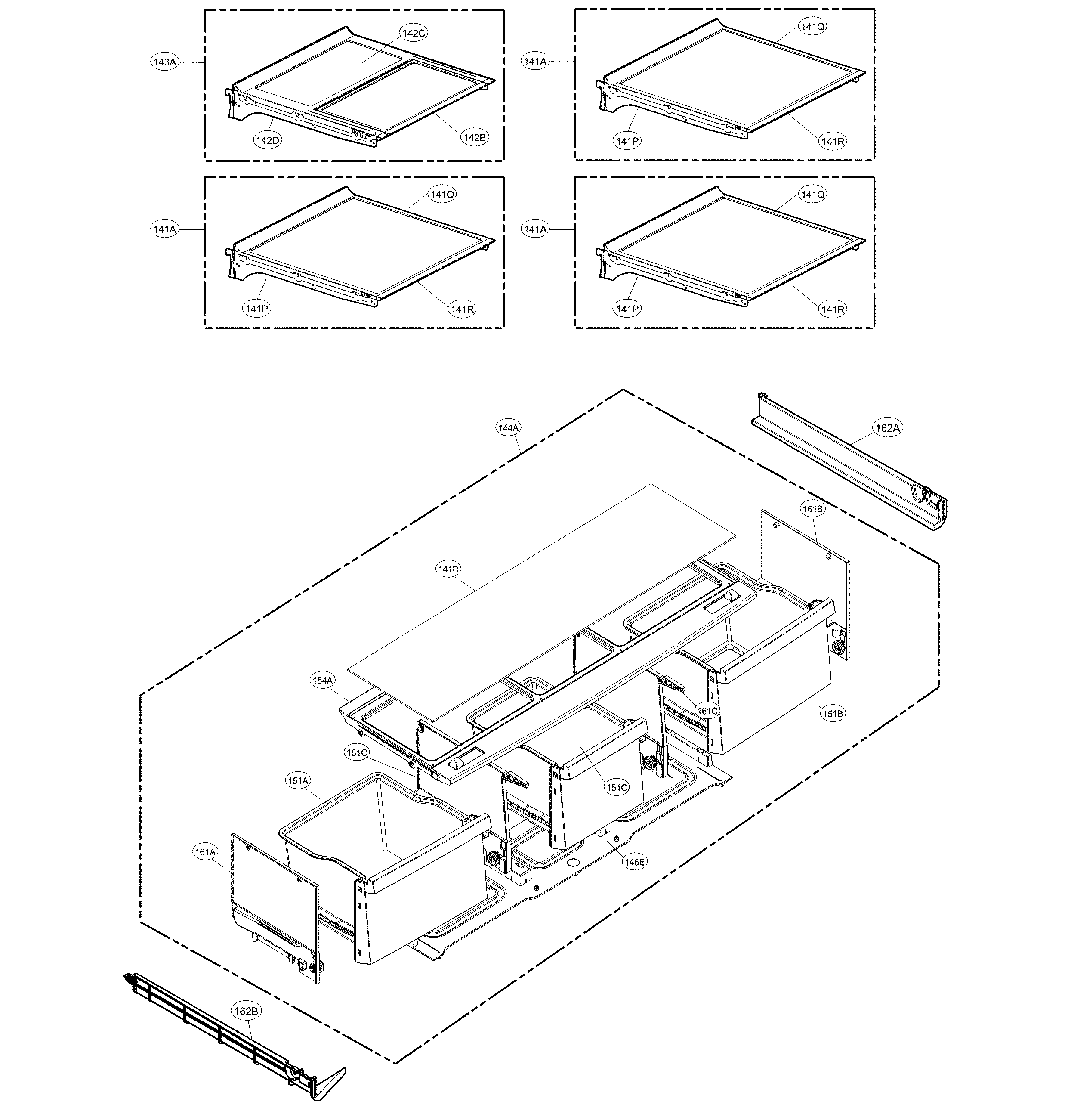 Refrigerator parts