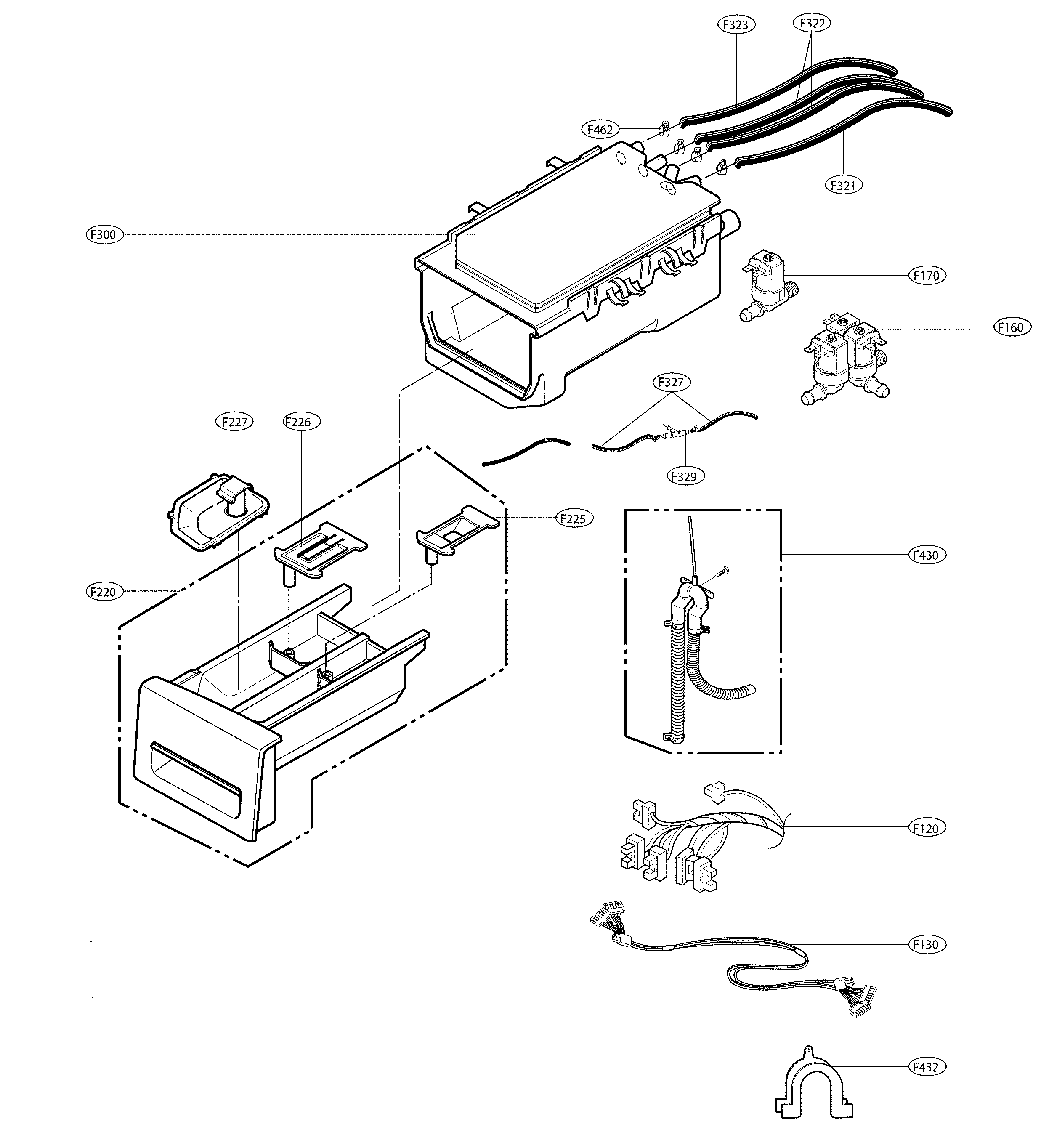 DISPENSER PARTS