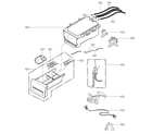 Kenmore 79641393511 dispenser parts diagram