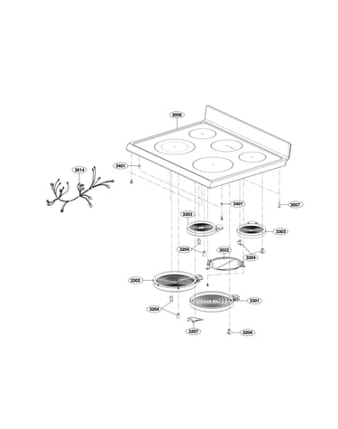 Cooktop parts