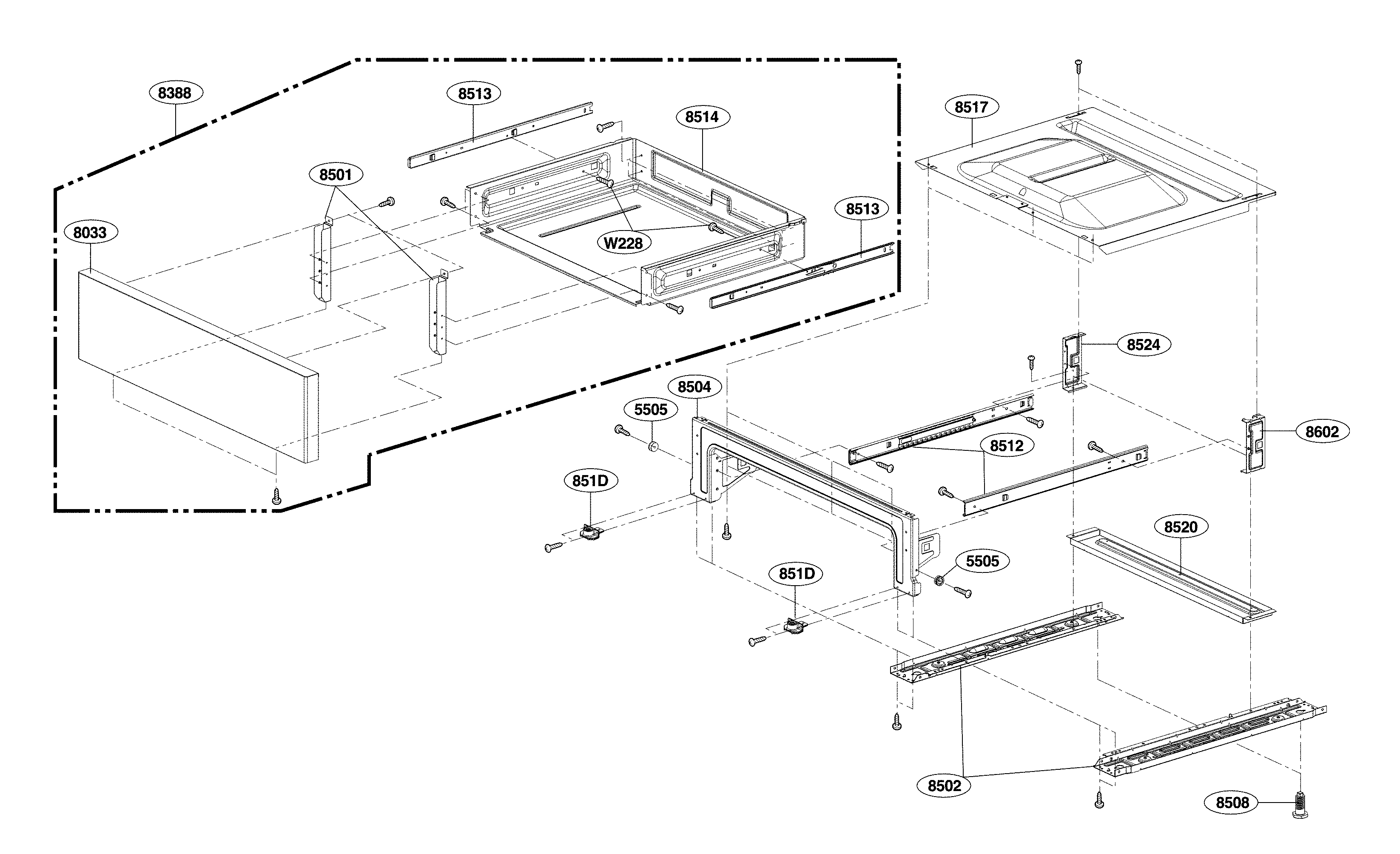 Drawer parts