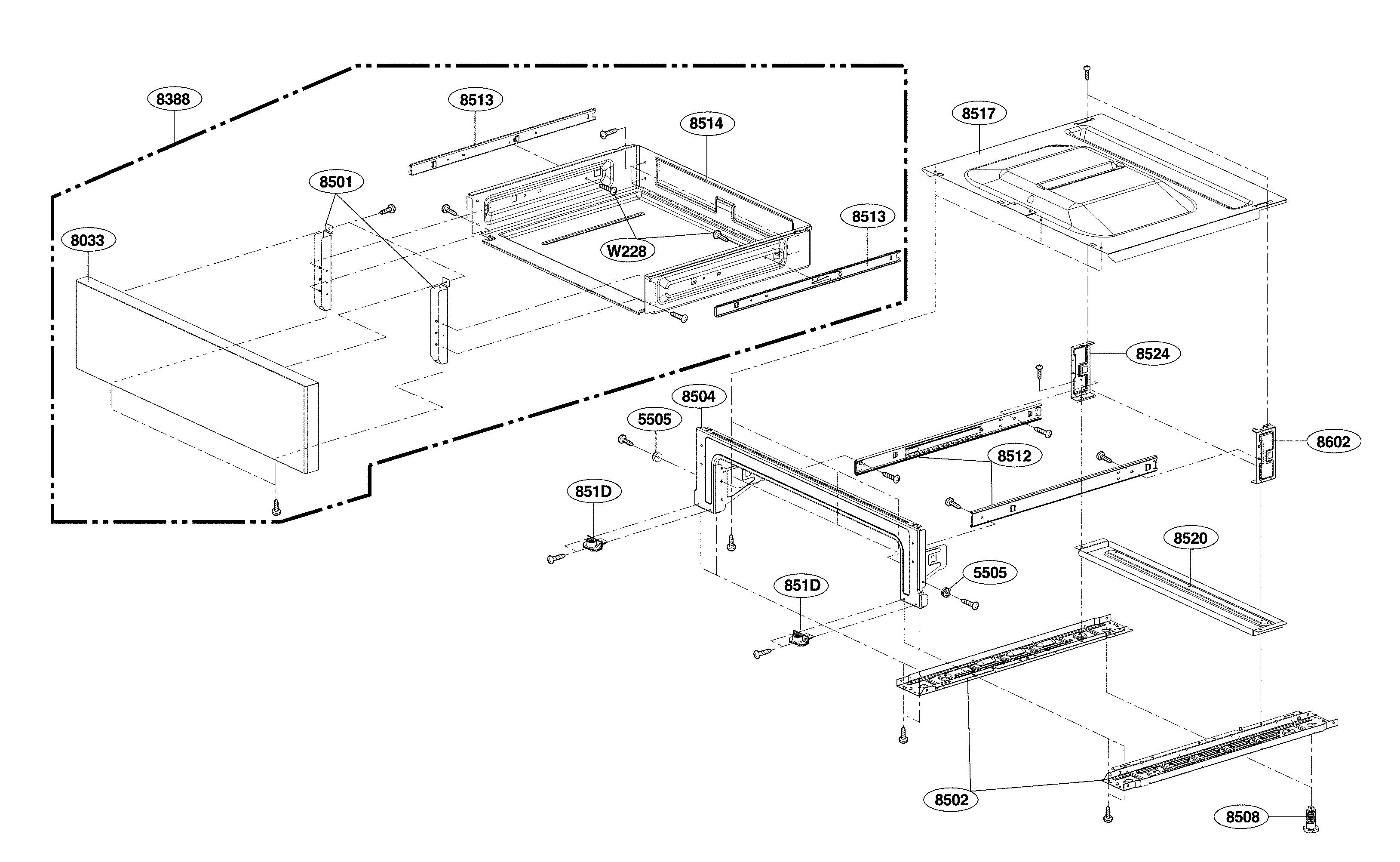 Drawer parts