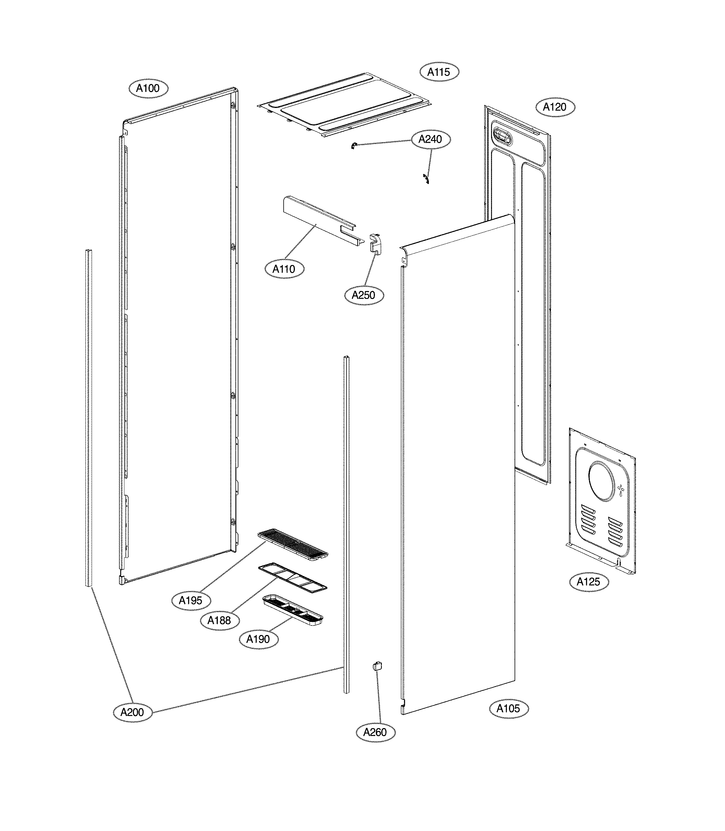 Exploded view parts