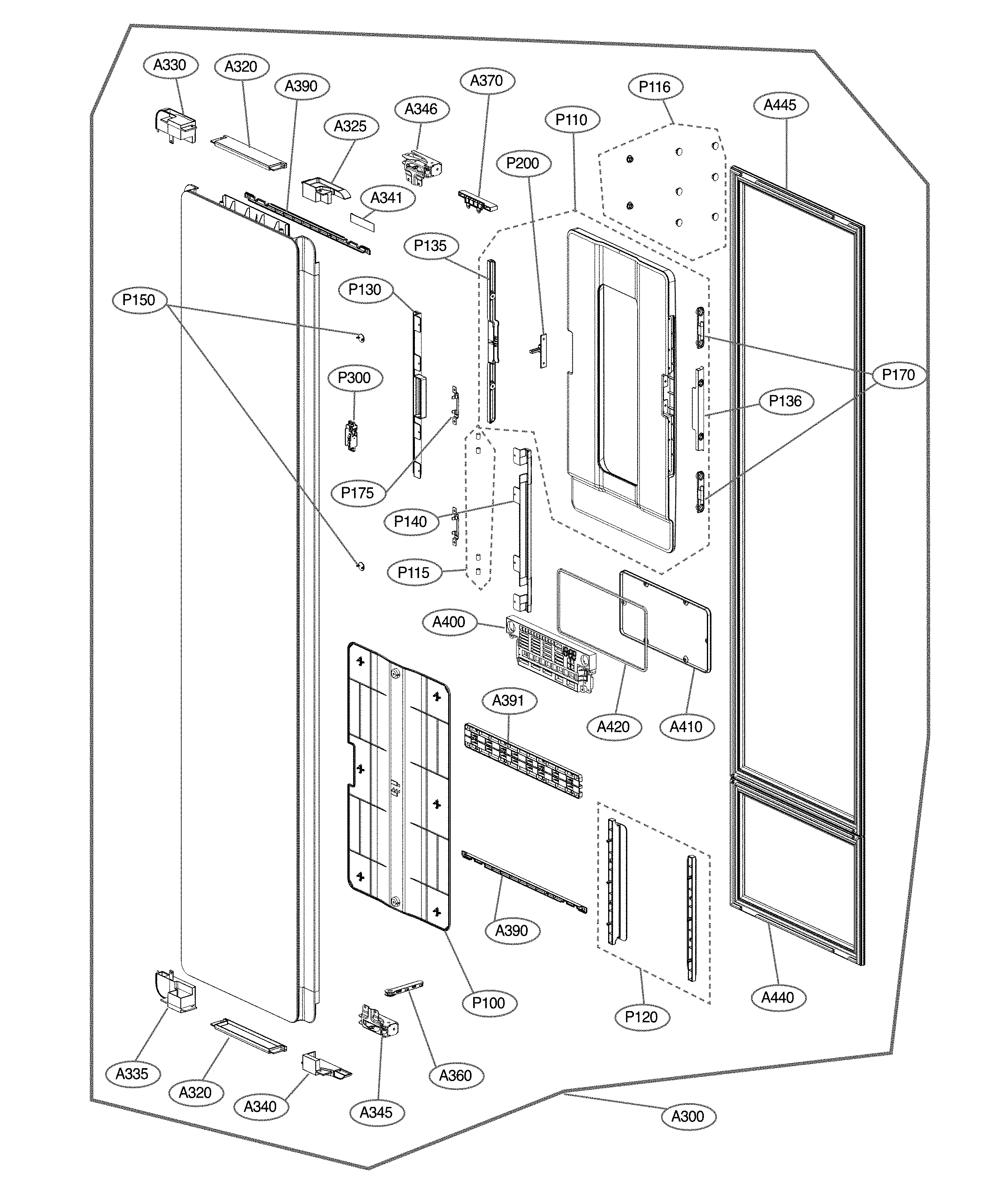 Exploded view parts