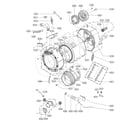 LG WM3477HS tub parts diagram