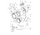 LG WM3488HS/00 tub parts diagram