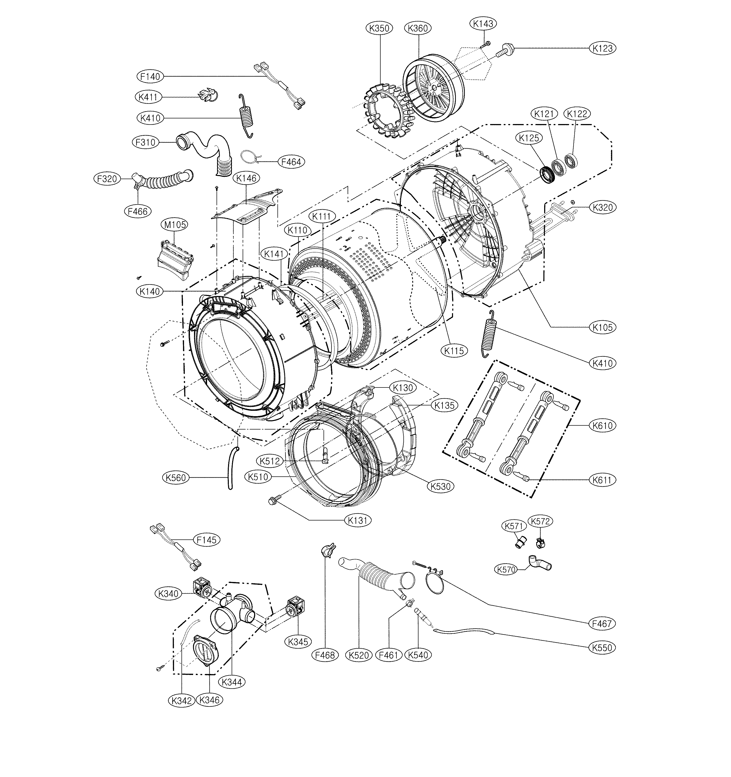 Tub parts
