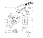 LG WM8100HVA/00 dispenser parts diagram