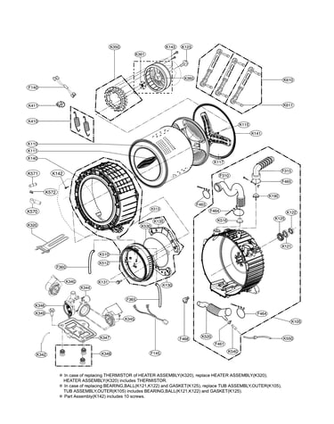 Tub parts