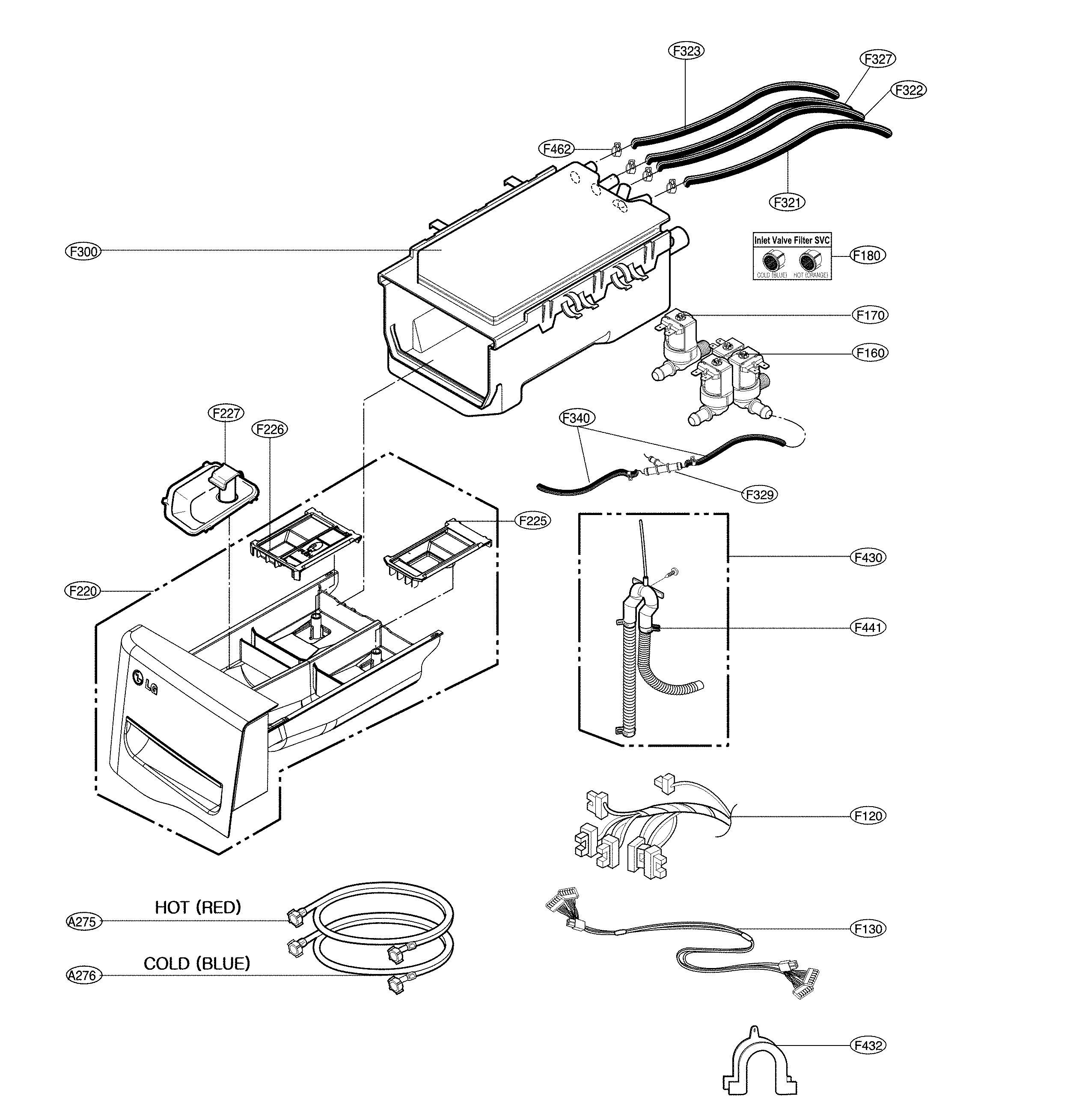 DISPENSER PARTS