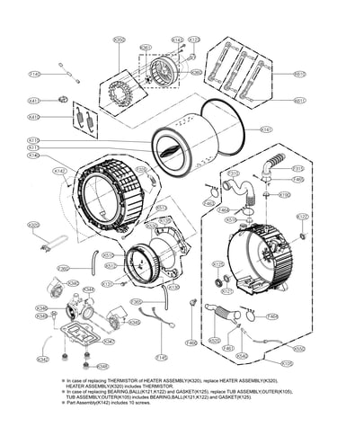 Tub parts