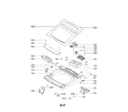 LG WT1801HWA outer case parts diagram