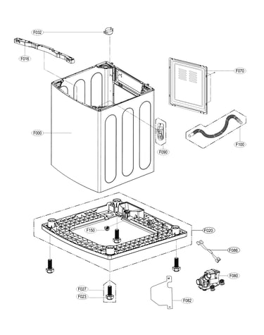 Outer case parts