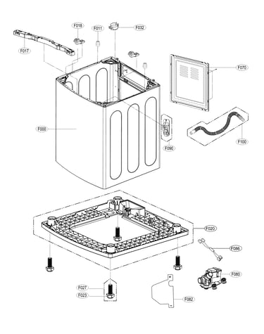 Outer case parts