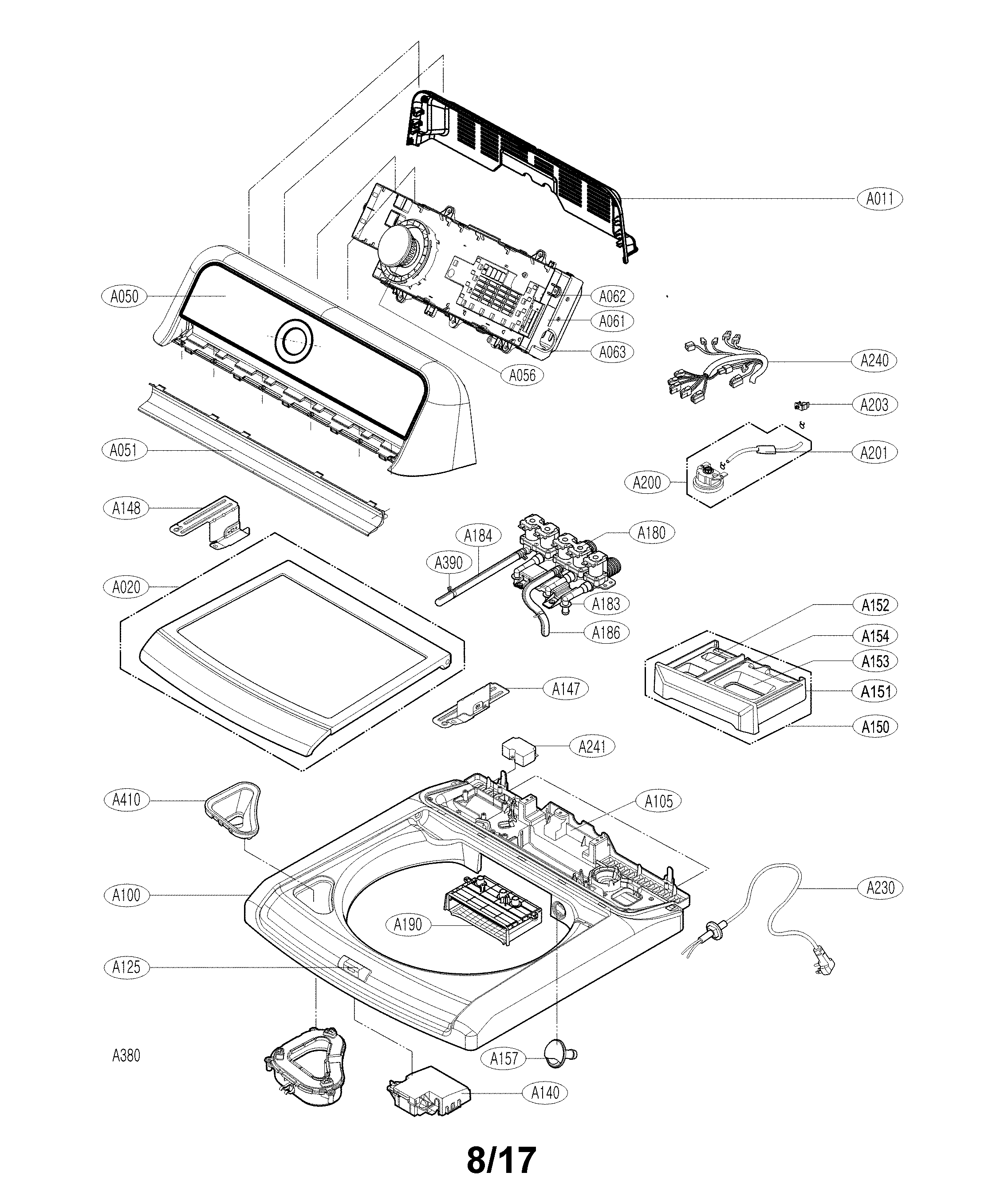 Top cover parts
