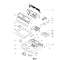 LG WT7600HWA top cover parts diagram