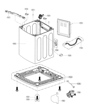 Outer case parts