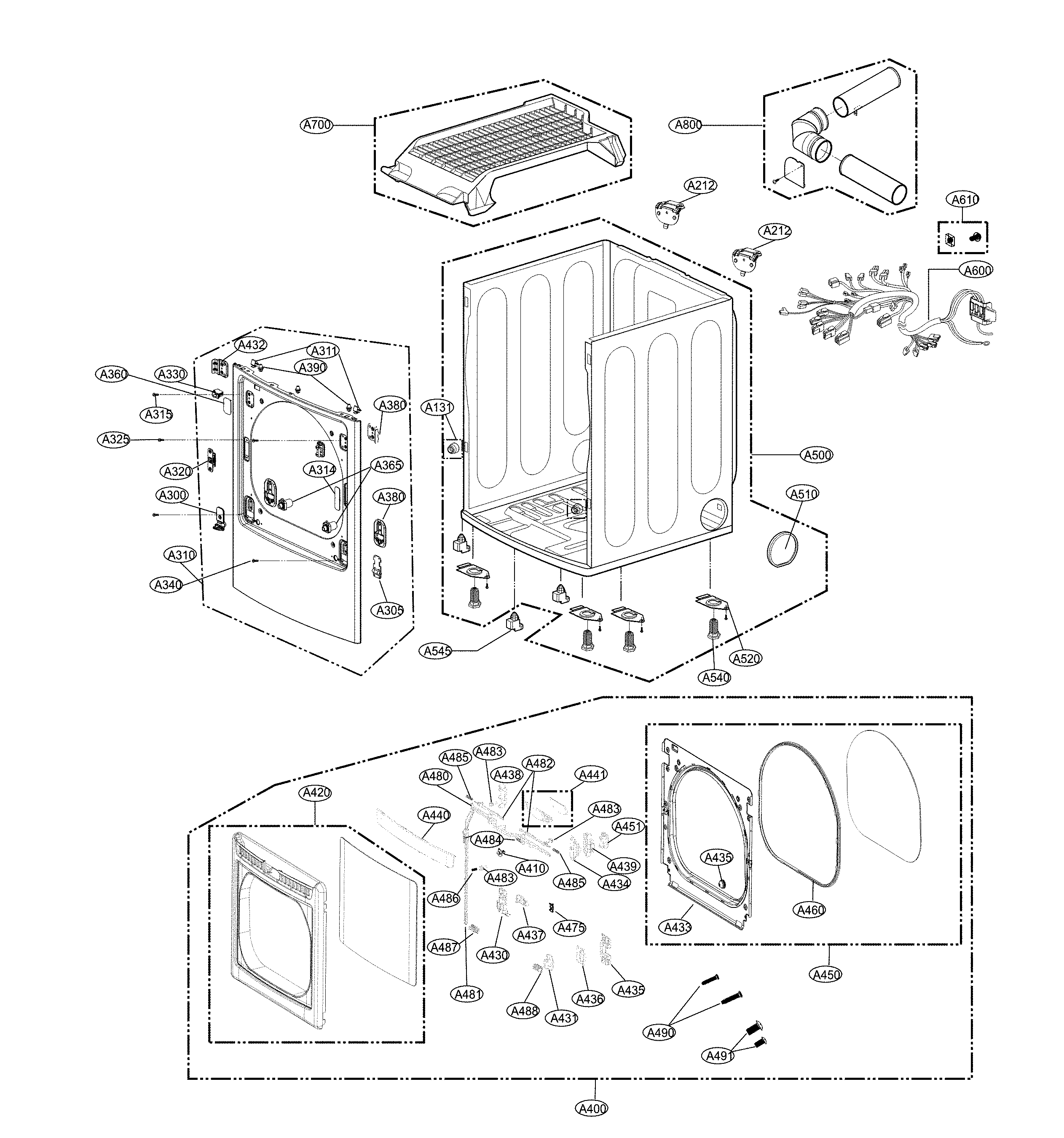 CABINET AND DOOR PARTS