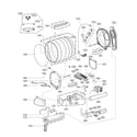 LG DLEY1901KE drum parts diagram