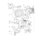 LG DLEY1901KE drum parts diagram