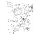 LG DLEY1901WE drum parts diagram