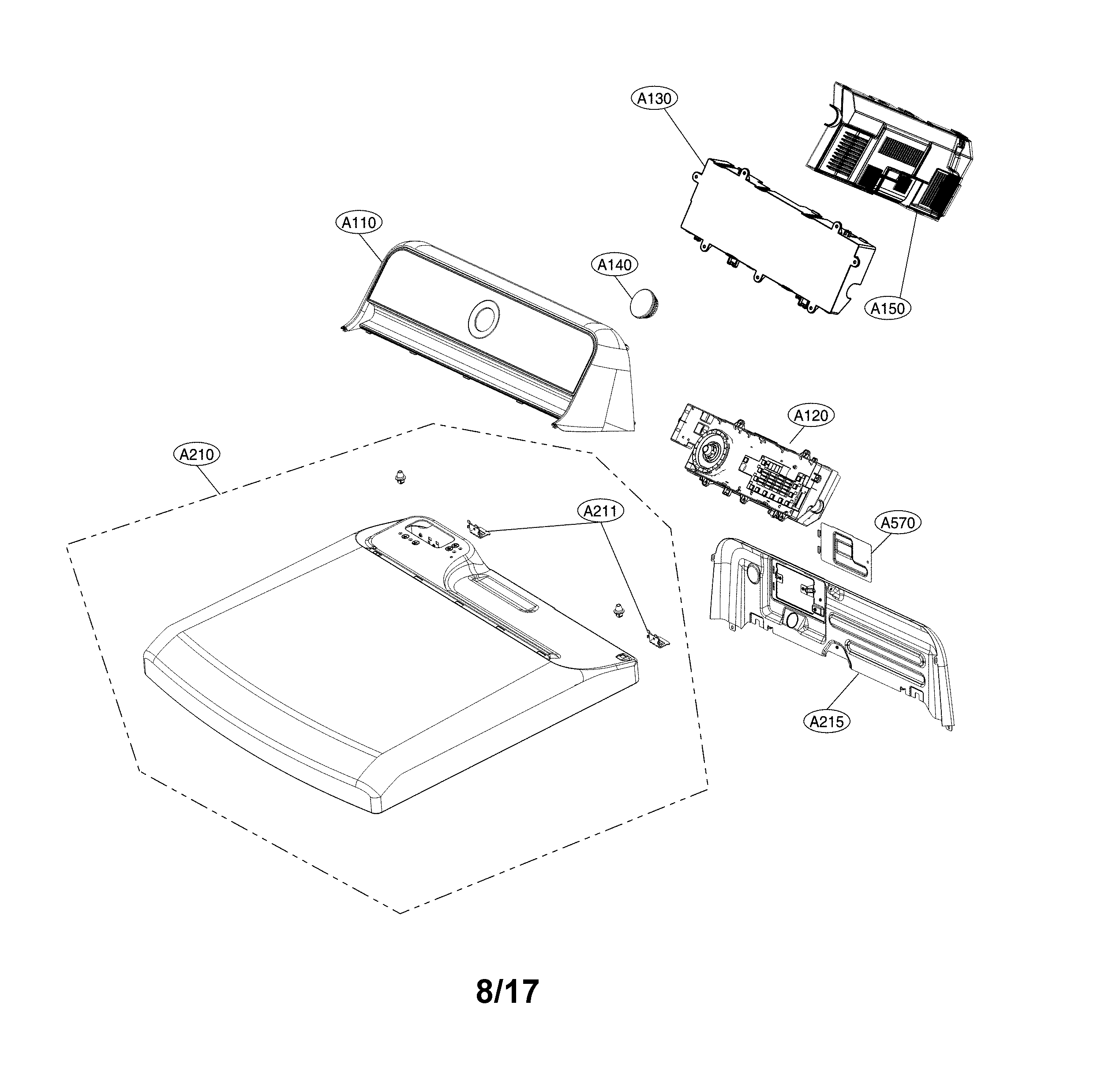 Control panel parts