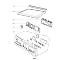 LG DLGX2651R control panel parts diagram