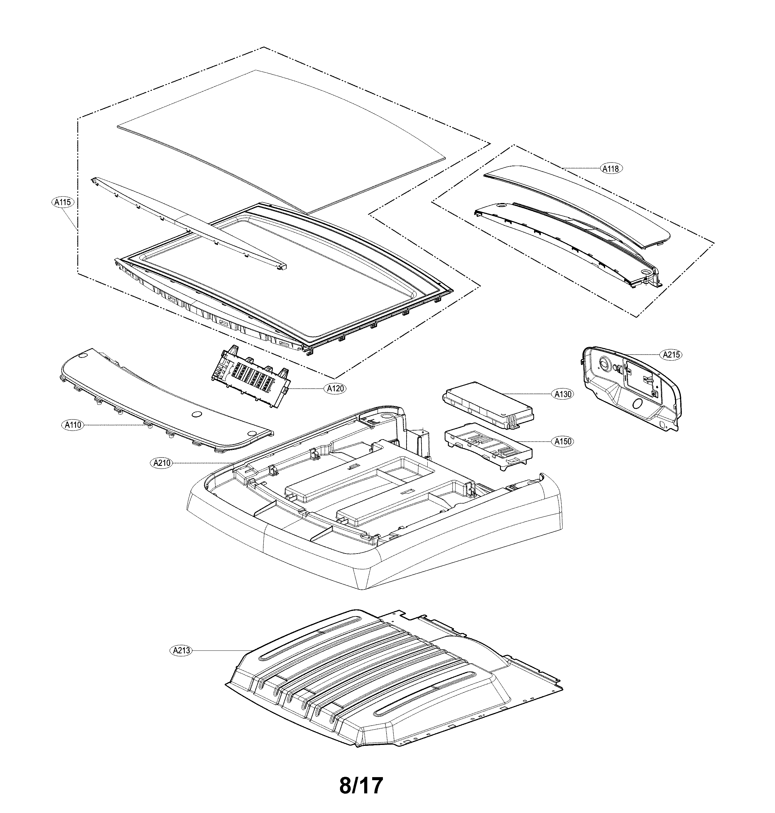 Control panel parts
