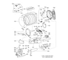 LG DLGY1902KE drum parts diagram