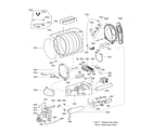 LG DLGY1902WE drum parts diagram