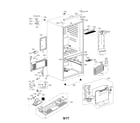 LG LDCS22220W/00 case parts diagram