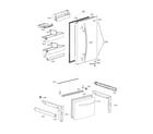 LG LDCS22220W/00 door parts diagram