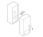 LG LDCS22220W/00 ice maker parts diagram