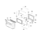 LG LDE4411ST/00 lower door parts diagram