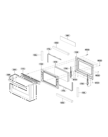Lower door parts