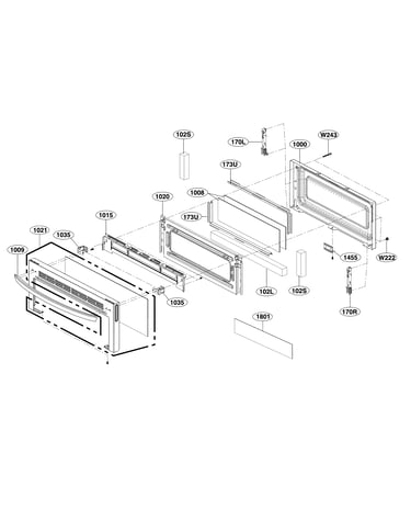 Upper door parts