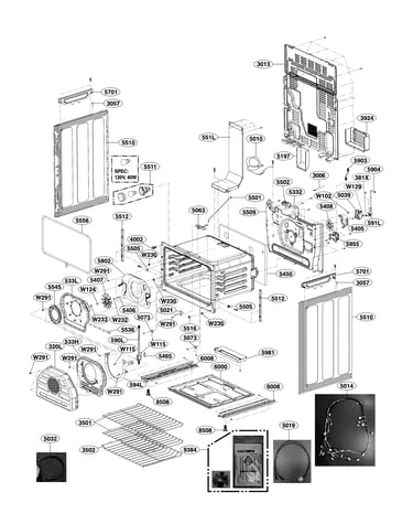 Lower cavity parts