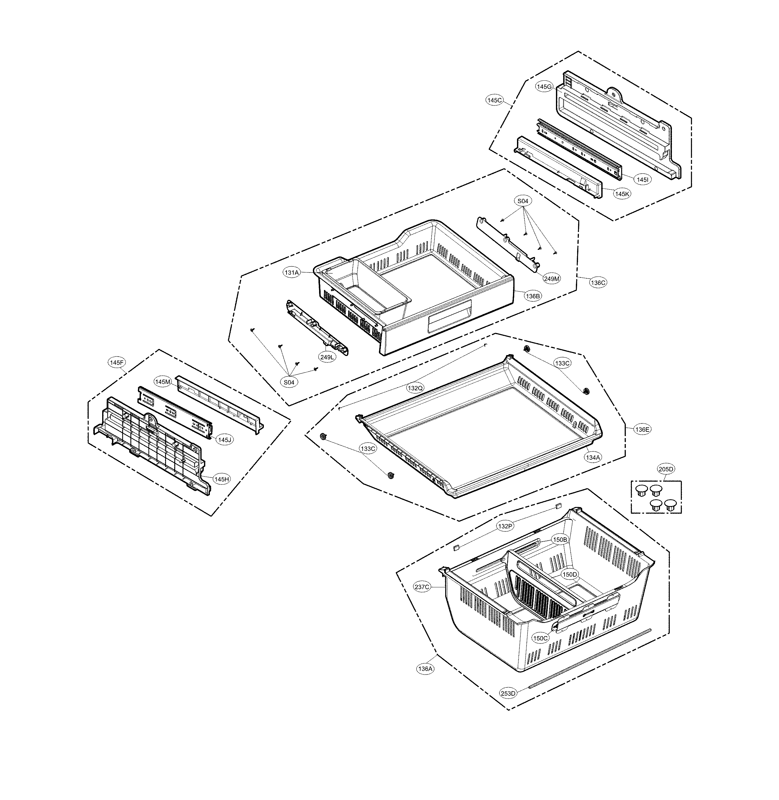 Freezer parts
